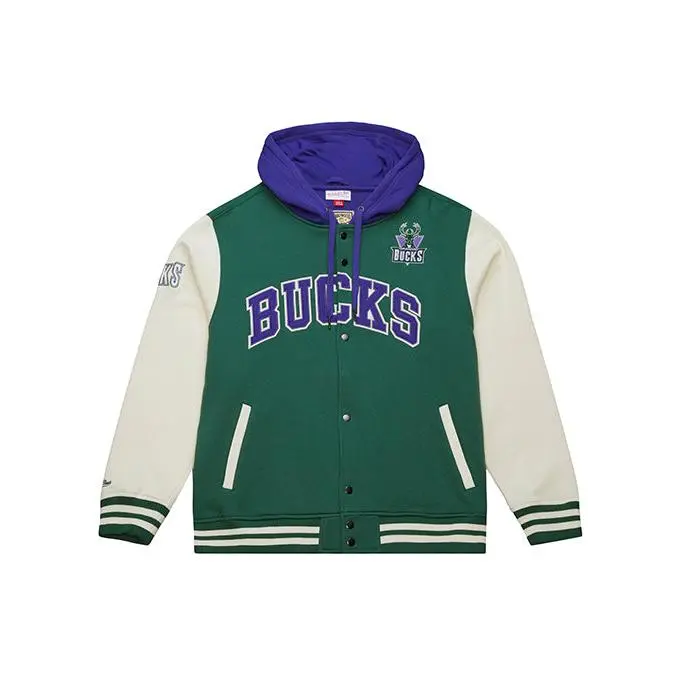 Mitchell & Ness HWC '93 Courts Milwaukee Bucks Hooded Jacket