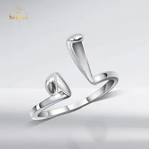 Sebina Rabbit Ear Finger Rings Animal Ring Cute Adjustable Open Ring anillos ajustables for Men Women Birthday Anniversary #FallFreshness