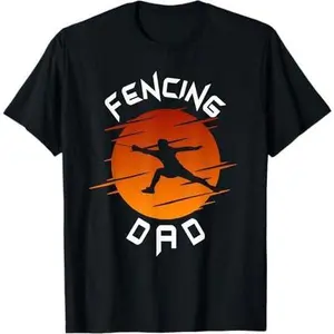 Mens Fencing Gear Outfit Fencing Dad T-Shirt