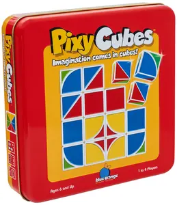 Blue Orange Pixy Cubes Tabletop Puzzle Board Game for Entertainment and Pattern Recognition
