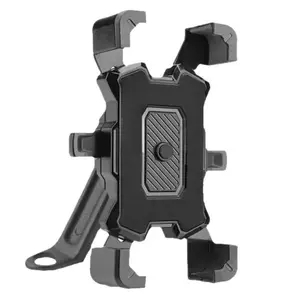 Universal Rearview Mirror Phone Holder for Bicycles & Motorcycles, Fits 4.8-6.8 Inch Phones, Durable Design, Easy Installation, Motorcycle Accessories