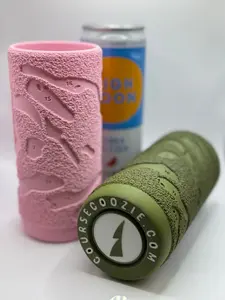 Grass Clippings | Rolling Hills - Official Course Coozie with Magnetic Ball Marker Golf Beverage Coozie