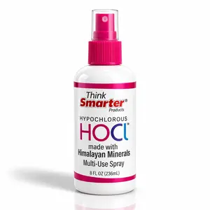 Think Smarter Products 8oz HOCl - Hypochlorous Spray | Multi-Use Spray - Made with Himalayan Minerals