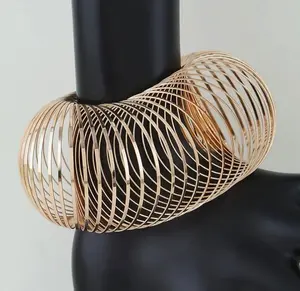 Slinky Link Coil Bangle