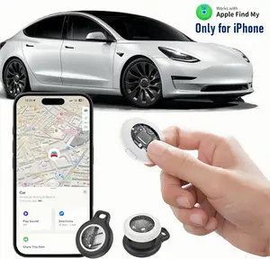 GPS Tracker, Car GPS Tracker, Mini Tracker, Pet Tracker with Weatherproof Case - No Monthly Fees - Best Invisible GPS Tracker, Anti-lost Device, Works with Apple Find My (iOS Only)