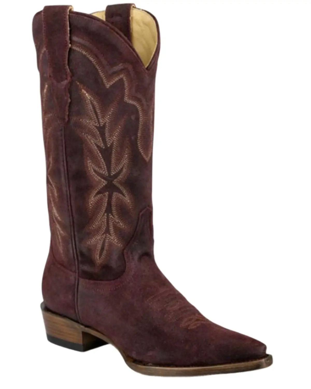 Stetson Women's Women'S Casey Suede Western Boot Snip Toe - 12-021-6105-0254 Wi