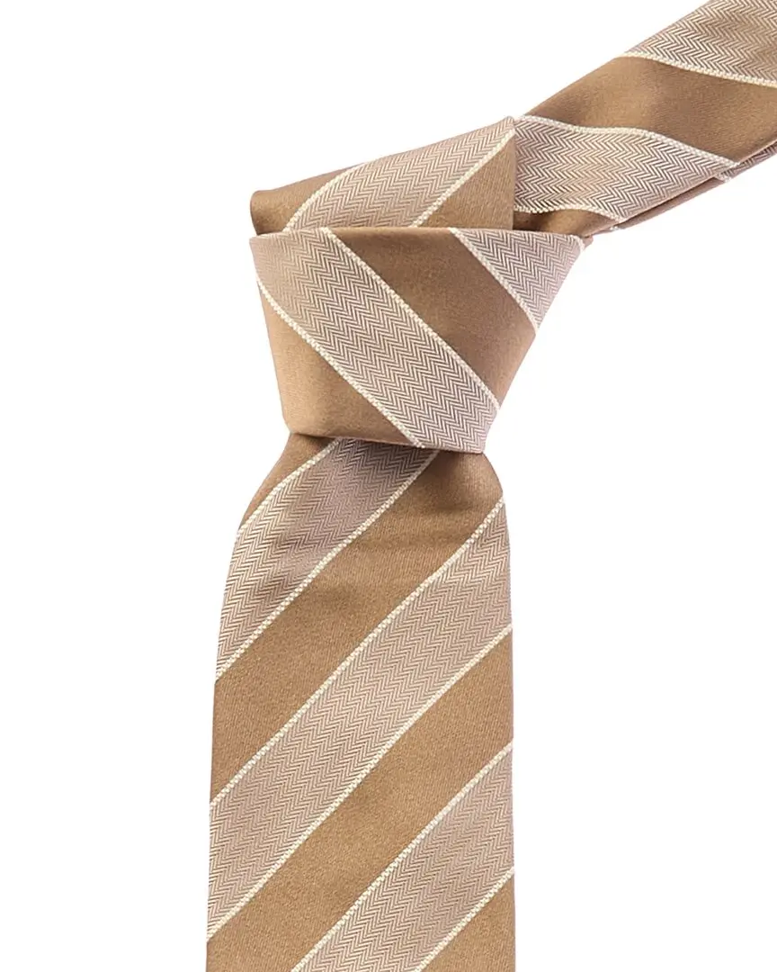 Brunello Cucinelli Stripe Silk Tie