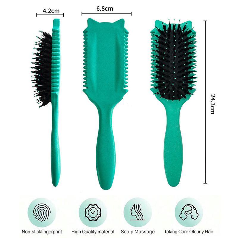 Upgraded Curl Defining Comb , Wide Tooth Detangling Comb for Curly, Wavy & Coily Hair | Anti-Frizz, No-Pull Styling Tool for Men & Women, Perfect for Daily Use, Travel & Natural Hair Care