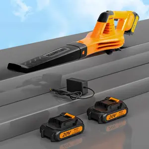 Brushless wireless blade blower, equipped with battery and 6 adjustable speed modes, suitable for lawn maintenance, handheld snow removal machine, household outdoor use, terrace cleaning and dust removal, birthday or holiday gifts, etc