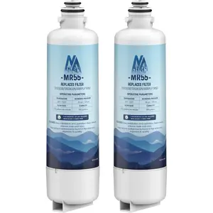 Replacement for Bosch Ultra Clarity Pro Water Filter, Compatible with BORPLFTR50, 12033030, 11032531, 11025825,12028325, BORPLFTR55, WFC100MF, WFS200MF (2 Pack)