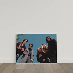 90s Friends TV Show Poster Retro Pop Culture Art