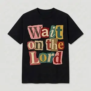 Unisex 100% Cotton T-Shirt - Patchwork, Y2K, Vintage Washed, Faith-Inspired Retro Girl Activism, Fashionable Escape Lettering, Classic Round Neck, Loose College Style; Christian High Waist Back Flare Leg Workout Pants