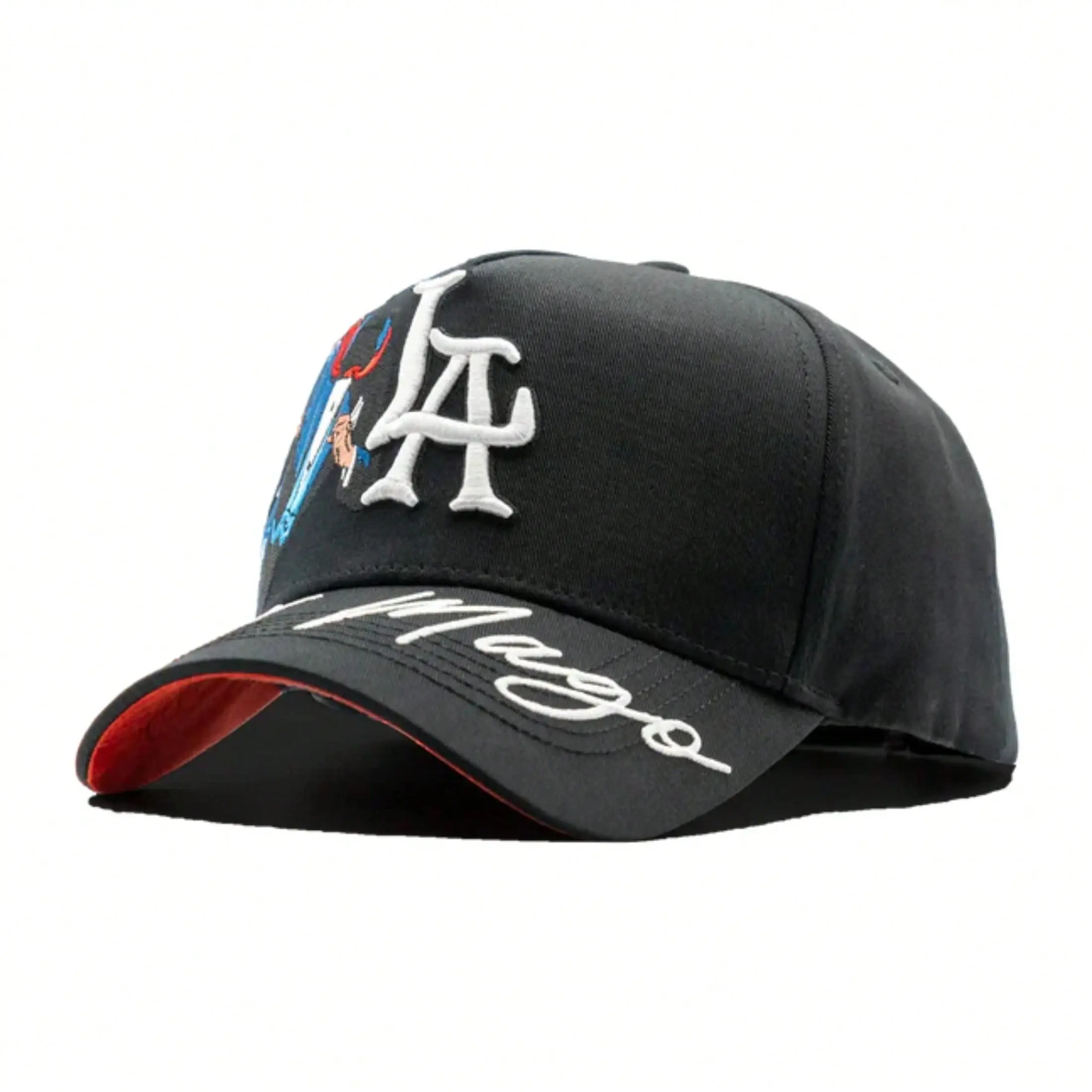 Dandy Hats Los Angeles Premium Black Cap - 31 Hats x El Mago Red