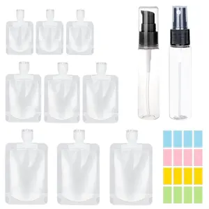 Portable Dispenser Bag For Cosmetic Lotion Shower Gel Shampoo Facial Cleanser Reusable Outdoor Travel Leakproof Packing Bag