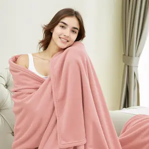 BePatio Luxury Cozy Fleece Sleep Blanket ,Lightweight Breathable Soft Warm Smooth Blankets for Sleeping,Cozy Soft Blanket for Bedroom,Sofa,Nursery Ideal Seasonal Gift ,Blankets for Winter,Lightweight  Comforter