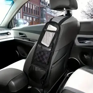 Car Seat Storage Bag, Lightweight Hanging Organizer, Multi-Pocket Side Pocket, Multifunctional Car Trunk Net Bag, Car Interior Accessory for Cars Suvs Trucks, Car Accessories
