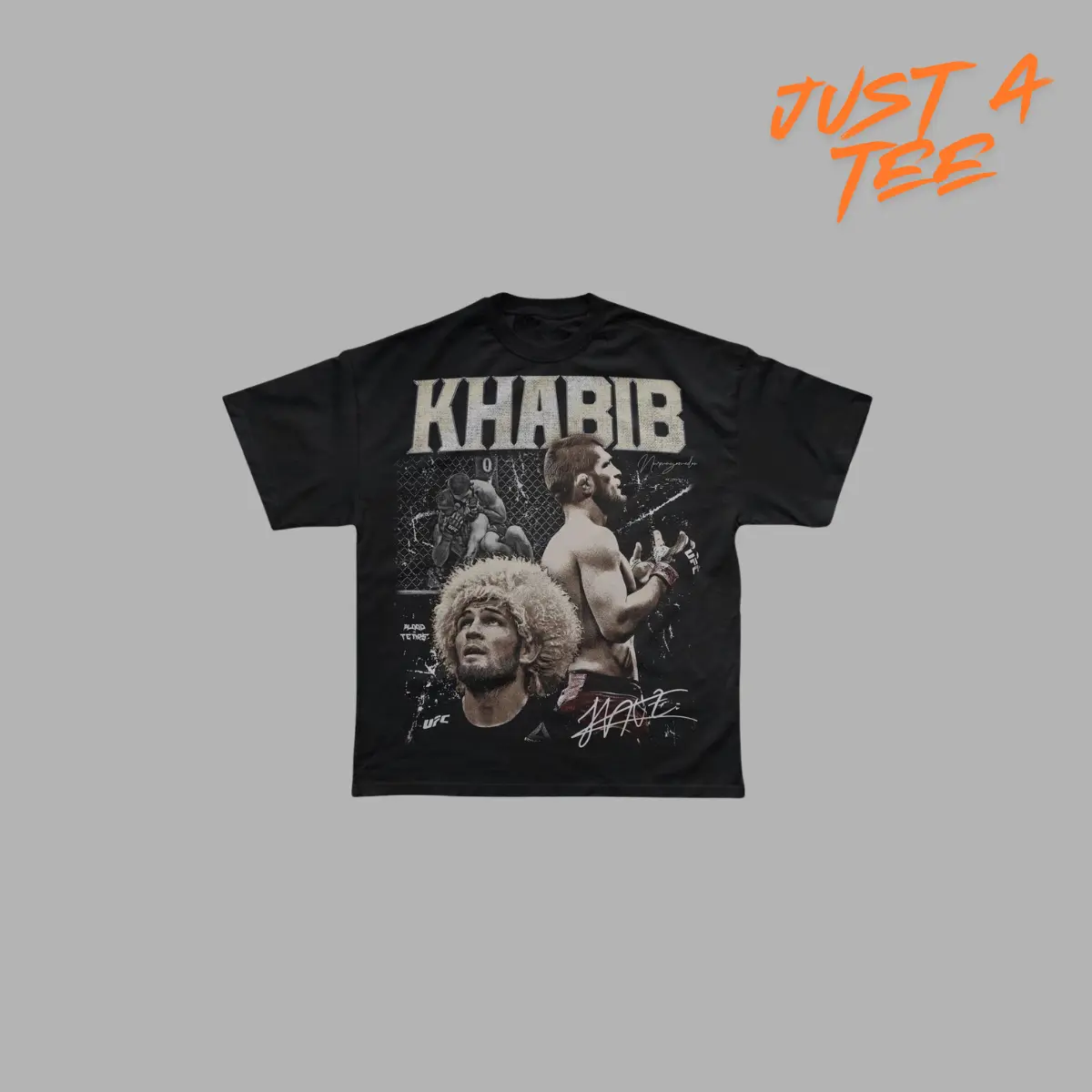 Khabib Nurmagomedov Vintage Tee, Ufc Khabib, 100% Cotton, UFC Apparel, MMA Apparel, Boxing UFC Gym Shirt for Sports and Fashion Lovers