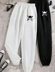 #OnePieceee Roronoa Zoro Sweatpants, Anime Graphic Joggers, Unisex Casual Pants, Fan Merchandise Apparel, Trendy Top Sweatpants, Unisex Cotton Graphic Casual Sweatpants, Cotton Graphic Casual Sweatpant