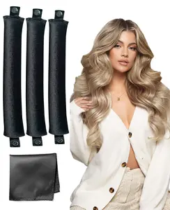 Buckle Heatless Curling Set - No Snag Heatless Hair Curler To Sleep In, Overnight Heat Free Curls, Anti-Slip Frizz-Free Soft Curls - For All Hair Types