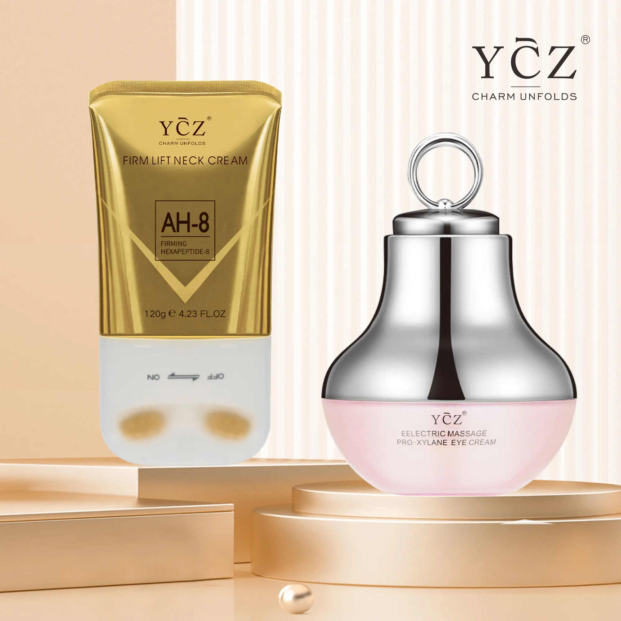 YCZ Youthful Neck & Eyes Combo - Tightening & Revitalizing Set for