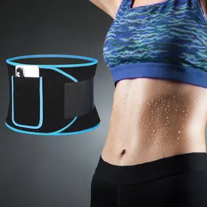 Women's Adjustable Neoprene Core Support Belt with Phone Pocket – Workout Waist Band | S-XL