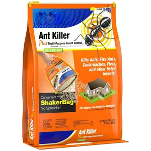 Outdoor Ant and Insect Control Granules, Fast-Acting Lawn and Perimeter Treatment for Crawling Insects, Easy-Apply Shaker Bag, 3 lb