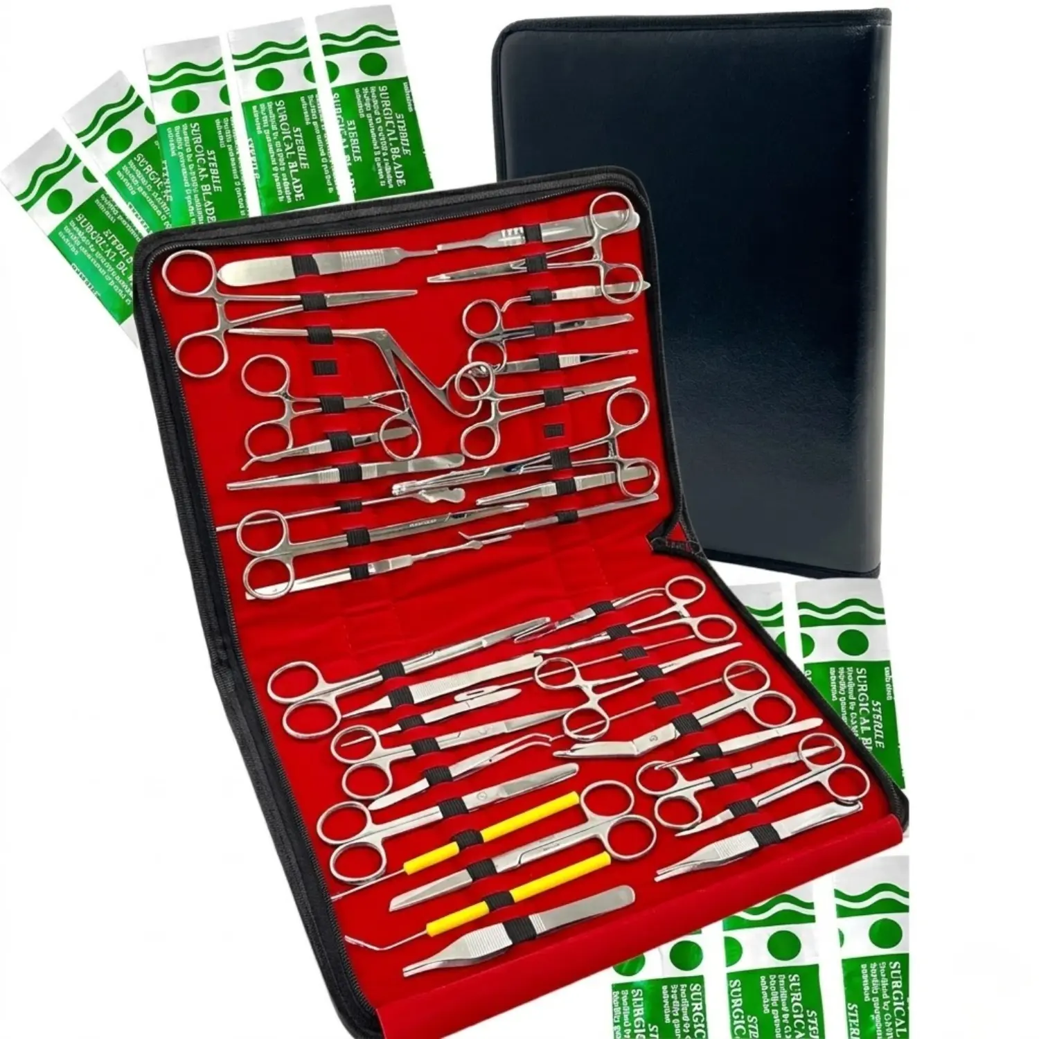 New Premium 157-Piece Stainless Steel Dissection And Suture Practice Kit For Medical Labs - All In One