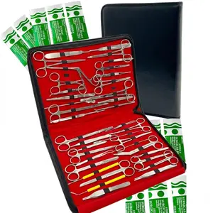 New Premium 157-Piece Stainless Steel Dissection And Suture Practice Kit For Medical Labs - All In One
