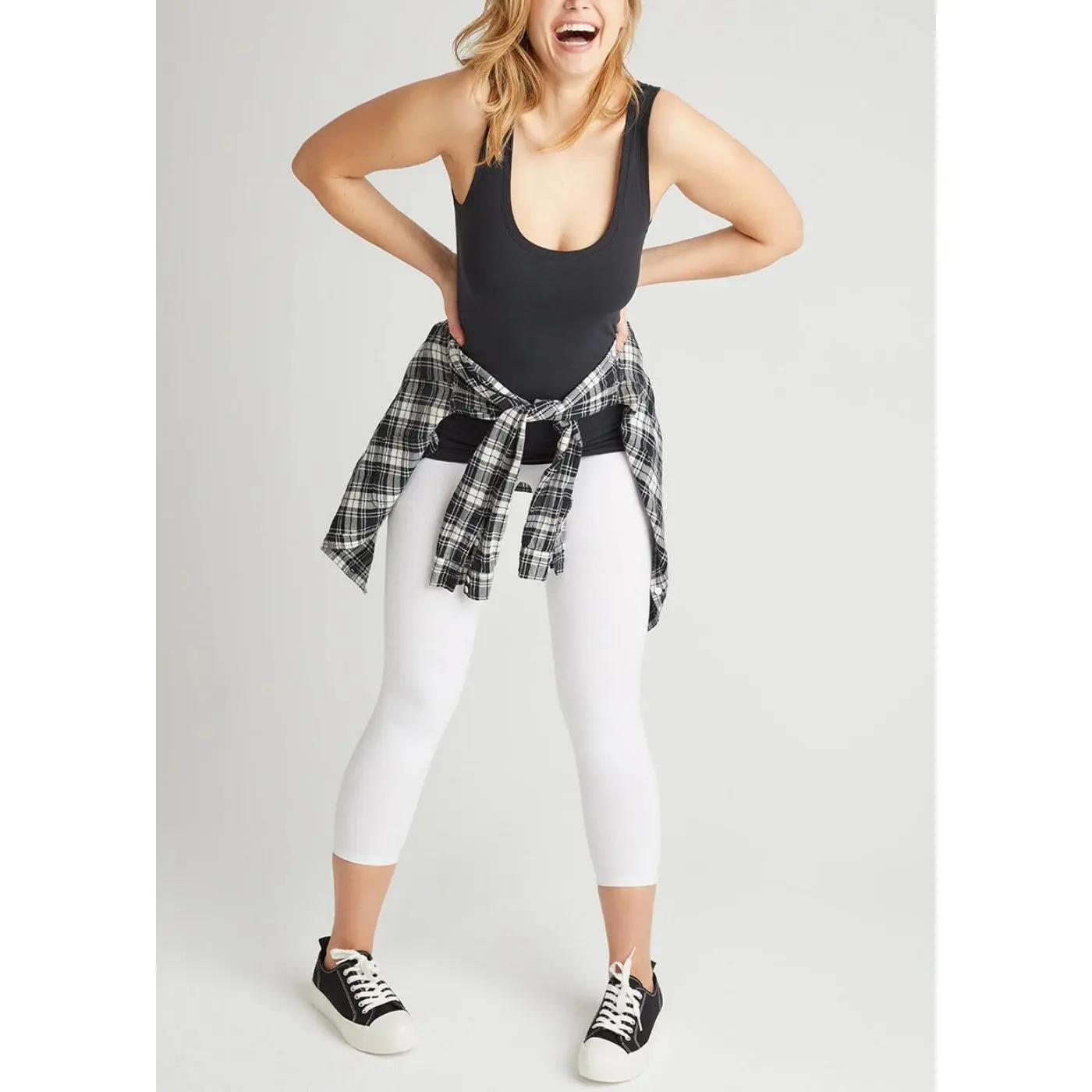 Gloria 7/8 Shaping Legging - 360Sculpt™ Cotton - White
