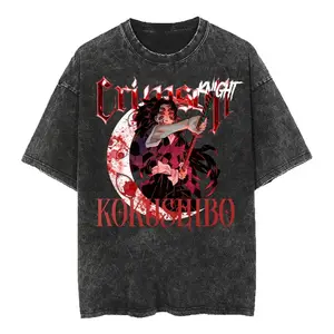 Demon Slayer Kokushibo Dark Aesthetic Vintage Oversized T-Shirt