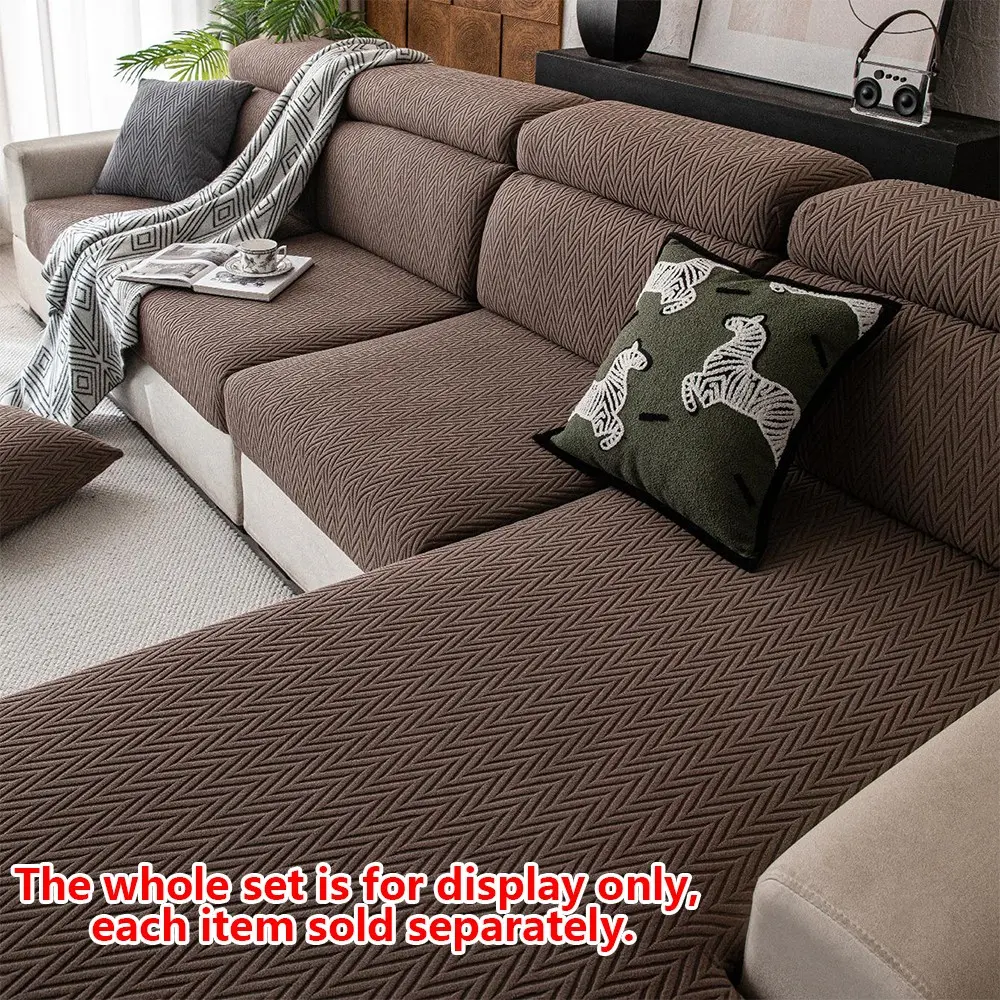 Ultra-Soft Stretch Elastic Fit Sofa Cover, Washable Furniture Protector, Durable All-Season Use, Suitable for L-Shaped Sofas, Home Decor, Sofa Slipcover