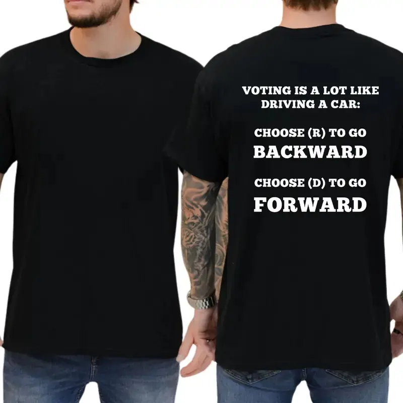 Funny Driving Quote Graphic T-Shirt, Vintage Humor Unisex Cotton Tee, Casual Gift for Men and Women
