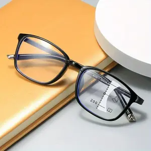 Progressive multifocal reading glasses suitable for men and women, computer reading glasses available for both near and far distances