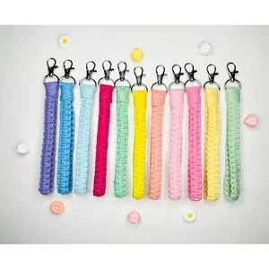 Macrame Wristlet Keychain