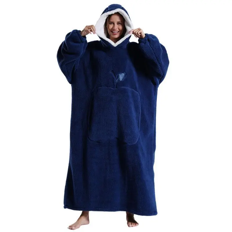 Oversized Wearable Blanket Hoodie Sweatshirt Gifts for Women and Men, Plus Size Warm and Cozy Giant Blanket Hoodie, Thick Flannel Blanket with Sleeves and Giant Pocket(gift)Gift Oversized Wearable Blanket Hoodie Sweatshirt Gifts for Women and Men, Plus Size Warm and Cozy Giant Blanket Hoodie, Thick Flannel Blanket with Sleeves and Giant Pocket(gift)Gift