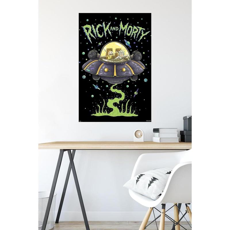 Trends International Rick And Morty - Ship Wall Poster, 22.375" x 34", Unframed Version