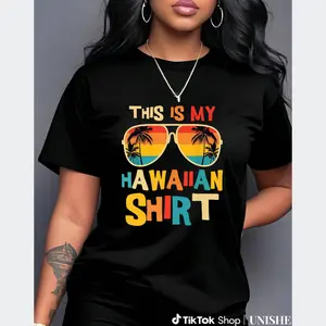 100% Cotton Hawaiian Shirt – Perfect Tropical Luau Costume Tee