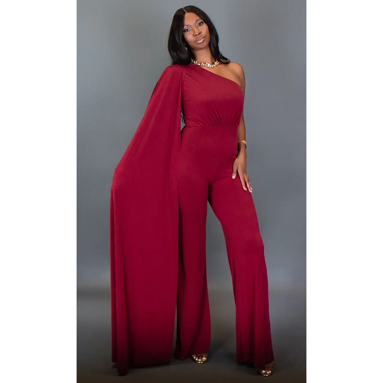 Venus Jumpsuit - Wine