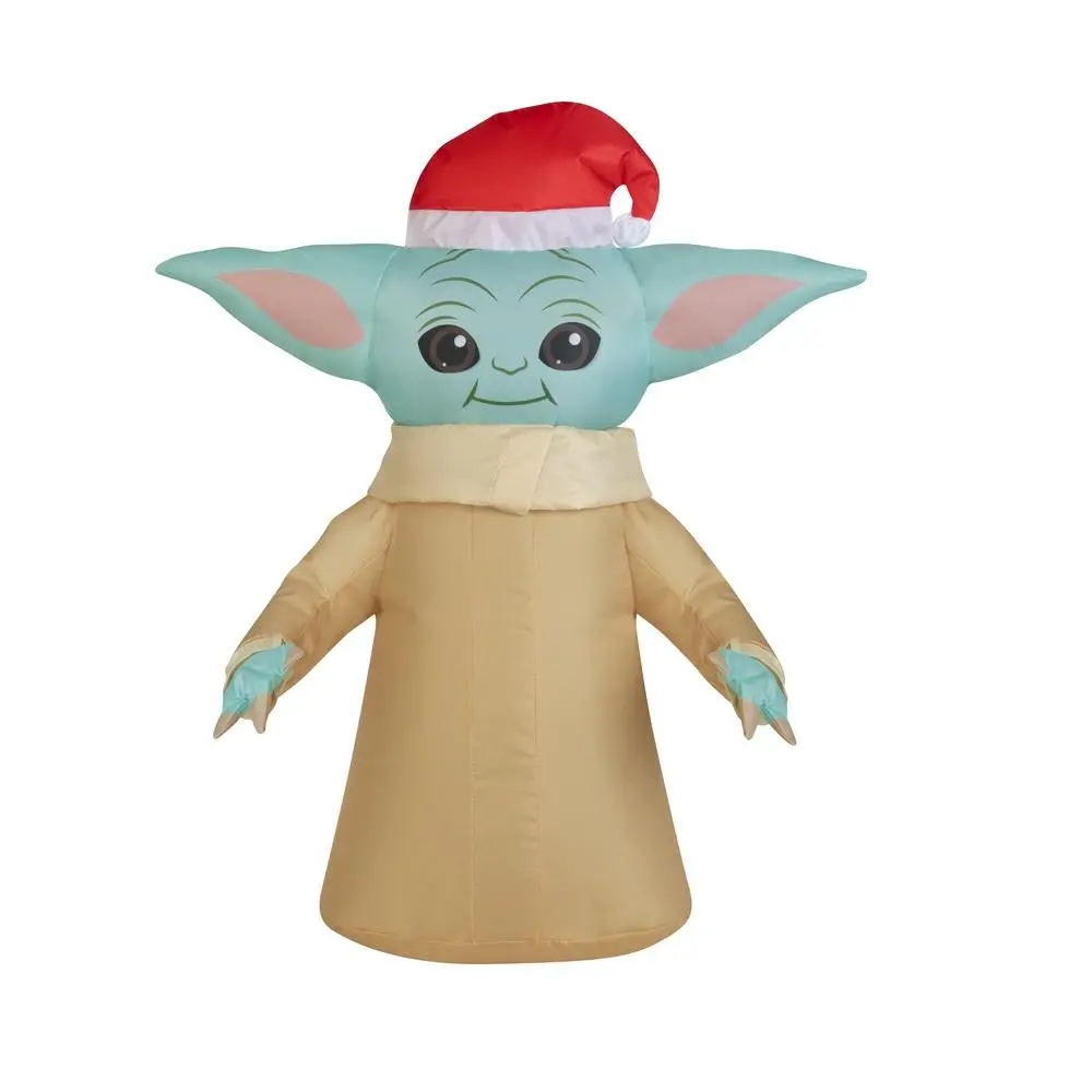 Gemmy 655673 Large Inflatable The Child Star Wars Christmas Airdorable Airblown Decoration, Outdoor Festive Prop, Brown