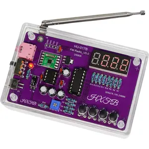 DIY FM Radio Kit| Soldering Practice Kit & Electronics Project| STEM Science Kit for Beginners| DIY Kit with PCB, Compoments, Speaker, Case