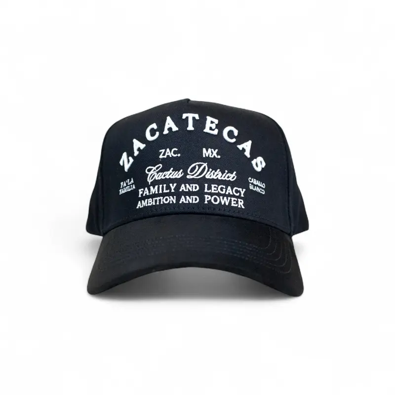 Zacatecas District Custom Suede Snapback Hat Caballo Blanco Family Legacy Ambition Power Design