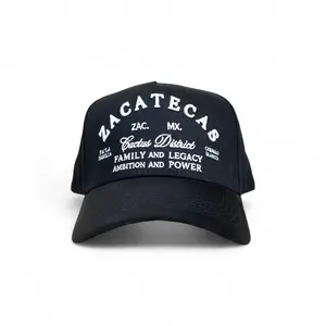 Zacatecas District Custom Suede Snapback Hat Caballo Blanco Family Legacy Ambition Power Design