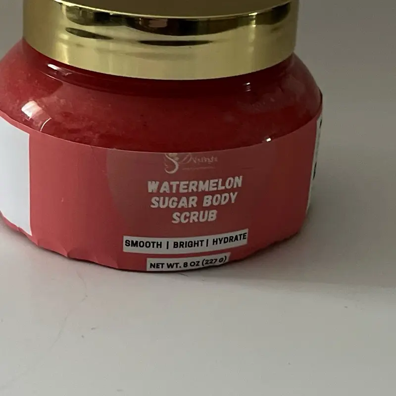 Dabybright’s watermelon body scrub.