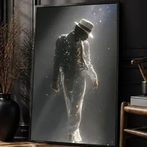 Michael Jackson King Of Pop Poster Wall Art Poster HD Print Unframed Aesthetic Room Home House Modern Wall Decor Trendy Gift.