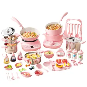 Parent-Child Interactive Real Mini Cooking Utensils Set Educational Toddler Kitchen Kit Edible Kids Chef Kit Family Fun Activity Top Gift Choice