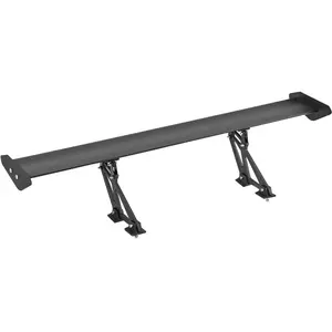 Father's Day Gift Spring new arrivals GT Wing Car Spoiler, 43.3 inch Universal Spoiler with Single Deck, Adjustable Lightweight Aluminum, Car Rear Spoiler Wing, Racing Spoiler BGW/JDM Drift Black