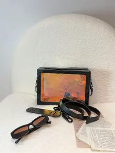 Pre-owned Louis Vuitton Sofe Trunk Holographic Box Bag 2019 Runway Exclusive 16