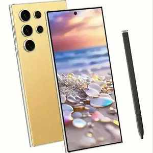 25Ultra Android Smartphone, 6.8 Inch Dual 108MP+48MP Cameras, Long-Lasting 6800mAh Battery, Fast Charging, OTG Function, Facial Recognition Unlocking, Stylus, 12GB RAM +512GB ROM, 5G Network Android 14 OS, Unlock Cellphone for