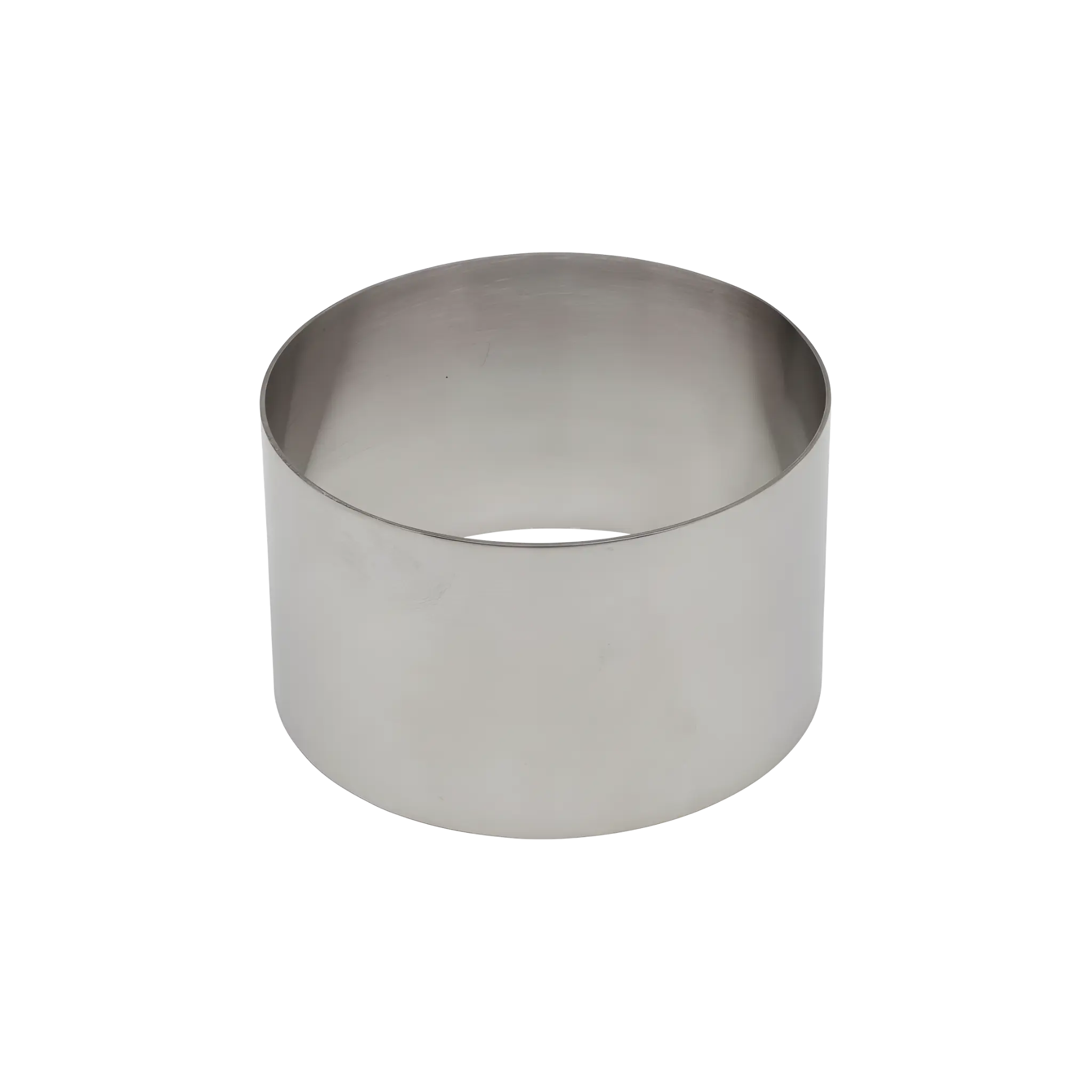 Stainless Steel Round Cake Ring – 2" Height x 3 1/2" Diameter – Professional Pastry & Mousse Mold