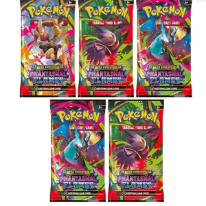 Pokemon 5 Pack Phantasmal Flames Trading Card Game Mega Evolution Edition Collectible Cards
